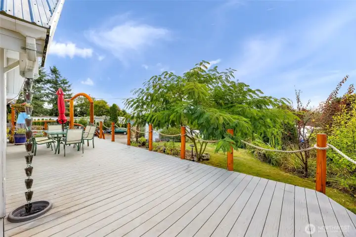 huge deck