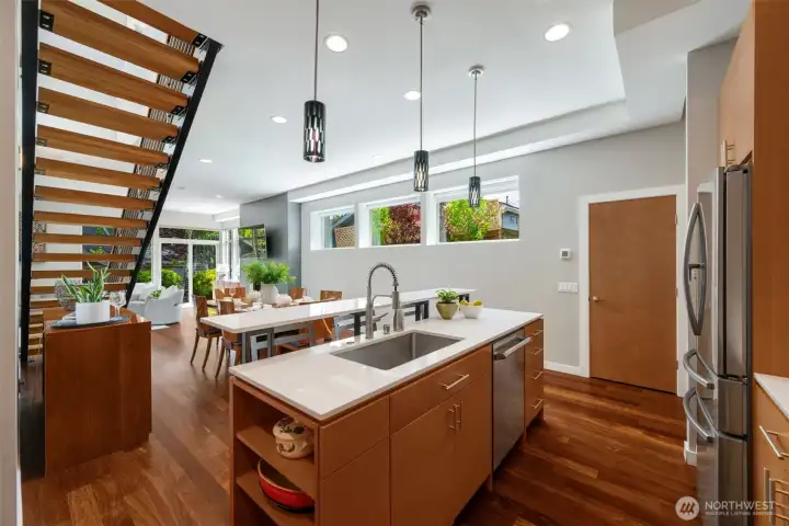 Open layout great room Open layout great room