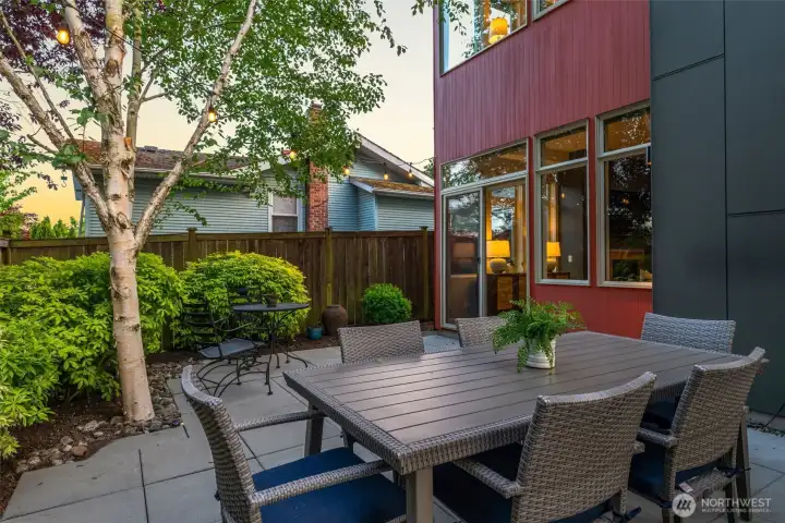 The patio is the perfect space for indoor-outdoor living and entertaining The patio is the perfect space for indoor-outdoor living and entertaining