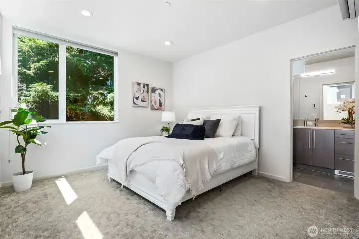 Large Primary Bed with Walk in Closet