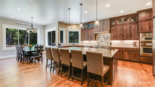 Your guests will always have a place to sit from the island to spacious dining room! All appliances stay and don't miss the coffee bar in this kitchen!