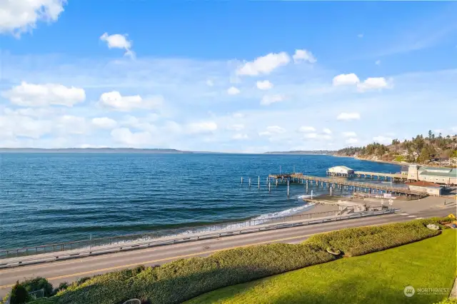 Looking north from the deck.