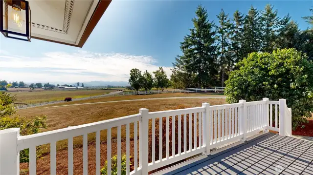 Breathtaking view from a private deck