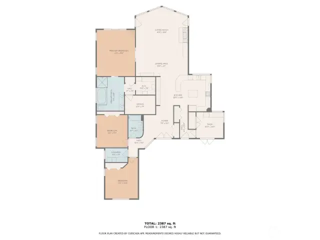 Floor Plan. Buyer to verify dimensions.