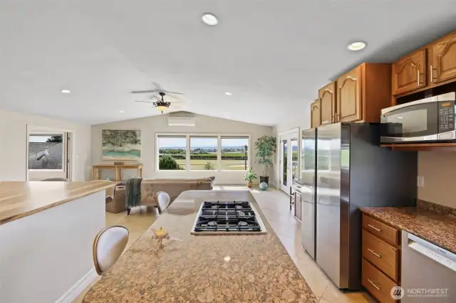 Bask in the beauty of the view while you cook