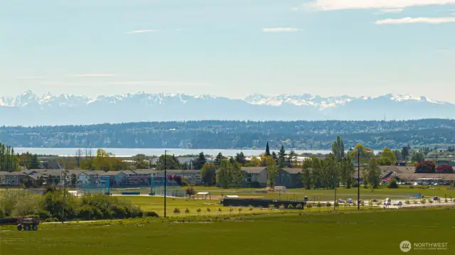 Extraordinary view of the Olympic Mountains