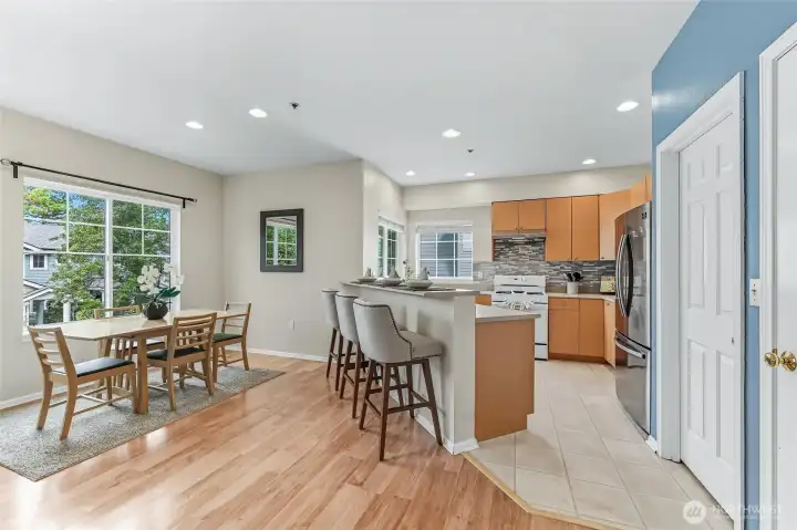 This sought-after condo features an ideal floor plan with a natural, open flow that enhances everyday living.