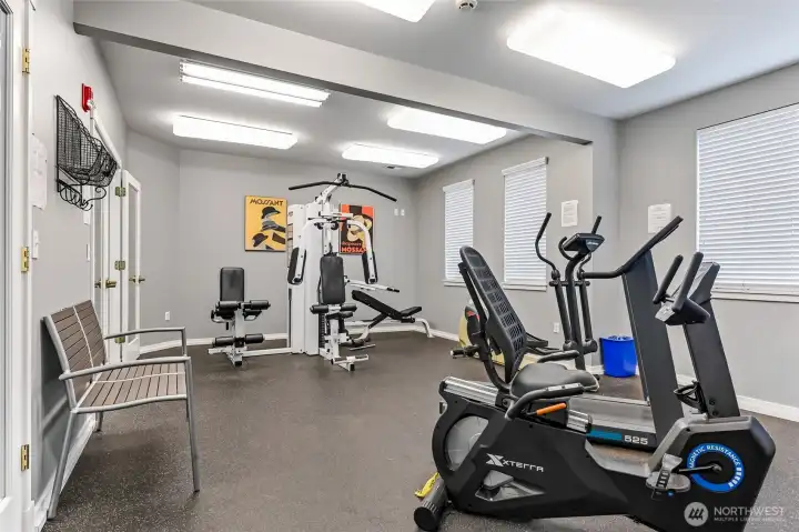 Why pay for a gym membership? Ashburn condos come with their own athletic room right on site!