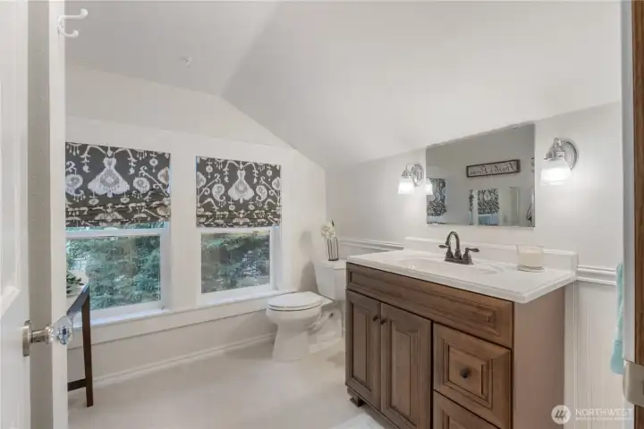 3/4 bath upstairs