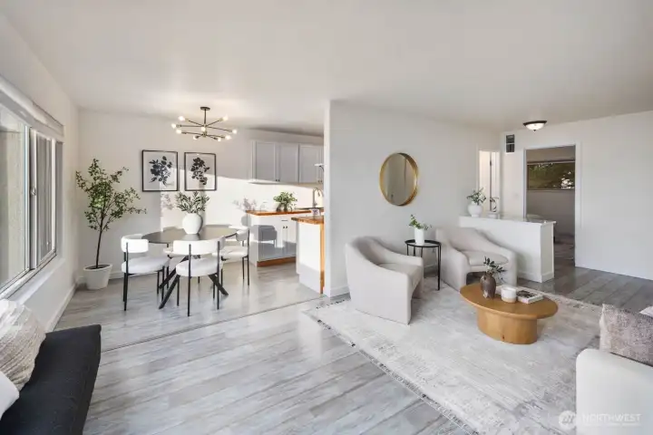 Light Soaked Eating Space