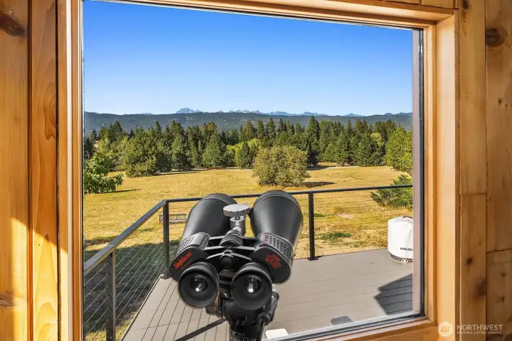 Watch wild turkey, deer and eagles on your property daily.