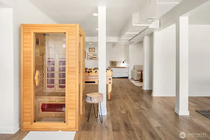 Infrared Sauna.