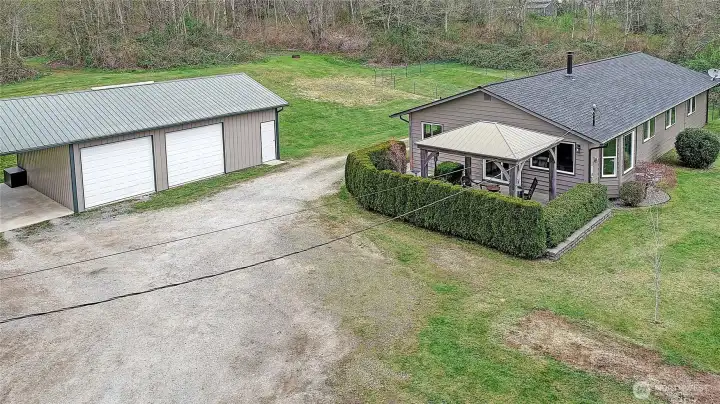 Huge Parking that is Dry, Level, and Provides Room to Grow~