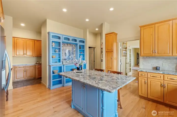 Dining Room off to the right and Butler's Pantry to the left.