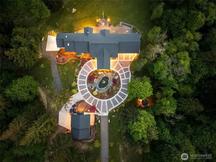 Spectacular aerial view.