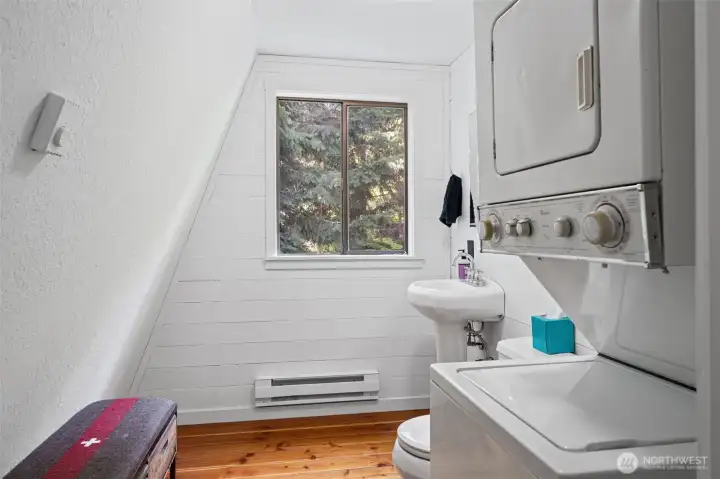 Laundry and second bathroom