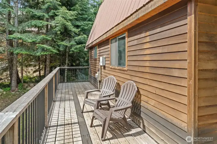 Relax in the sun on the deck!