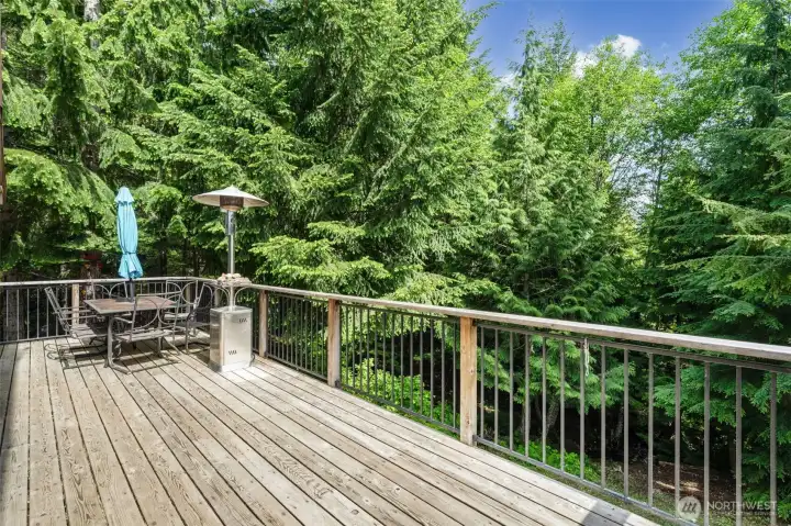 Huge deck!
