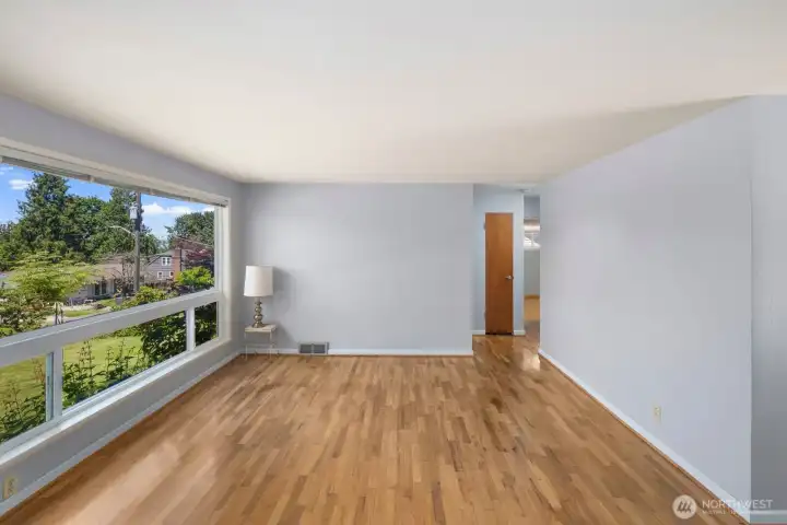 Large Picture Window with Olympic Mountain Views