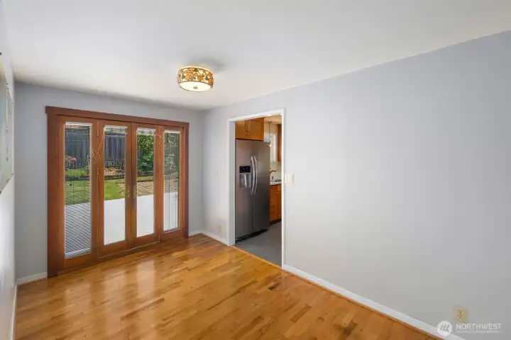 Wood Wrapped French Doors