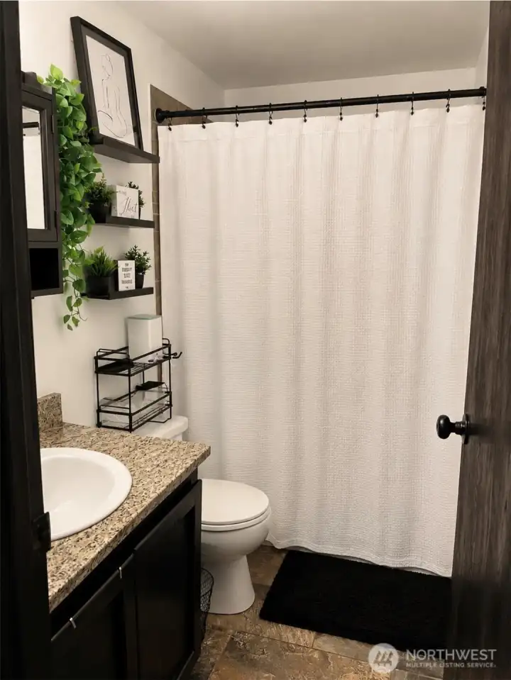 Hallway bathroom