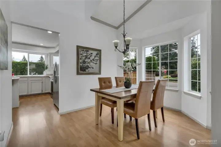 Dining room with Bay window