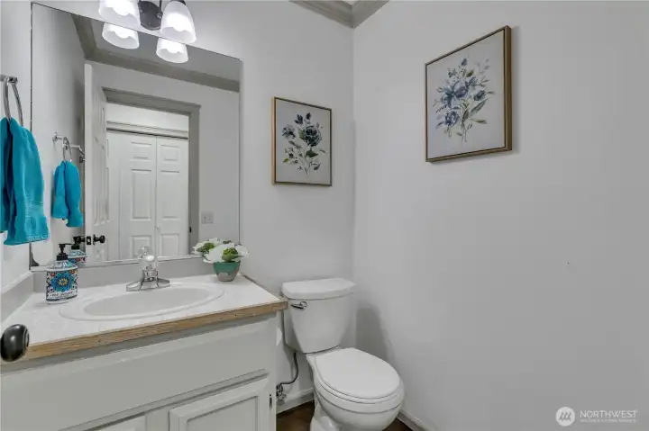 Main floor powder bathroom