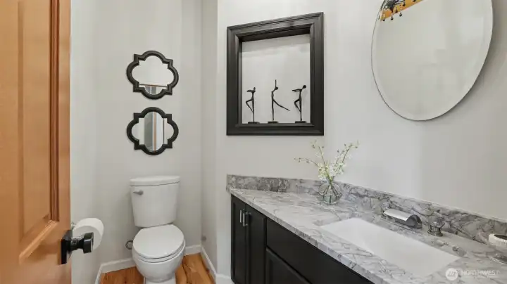 Powder Room on Main Floor