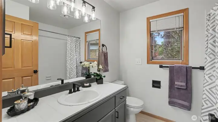 Upper hall bathroom