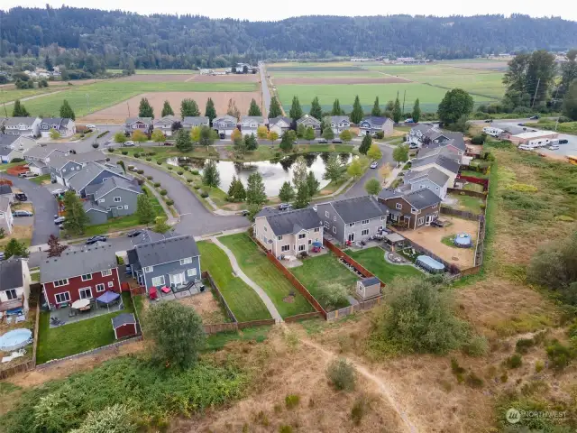 Aerial view of the community.