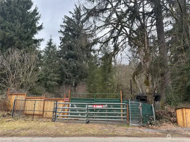 Utility access gate, and property access gate.