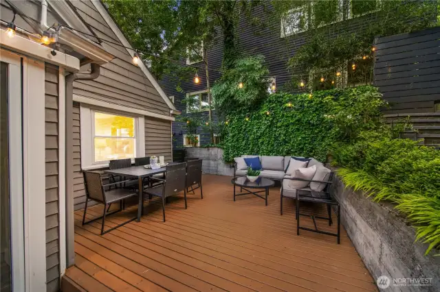 Back deck space