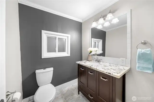 1/2 bath on main floor