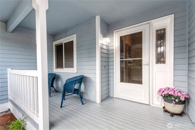 Front porch.
