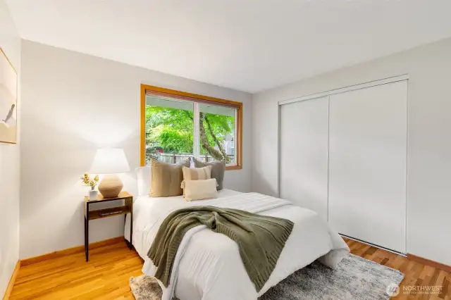Sizable third bedroom.