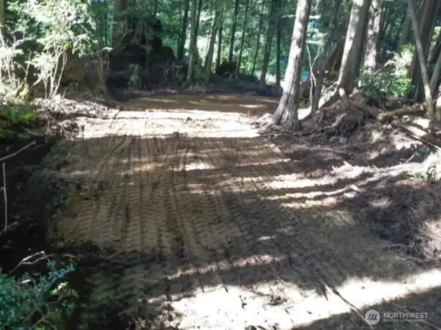 The start of something amazing! Road is now graveled.