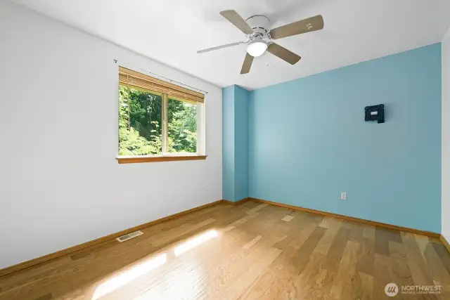 First bedroom on upper level.