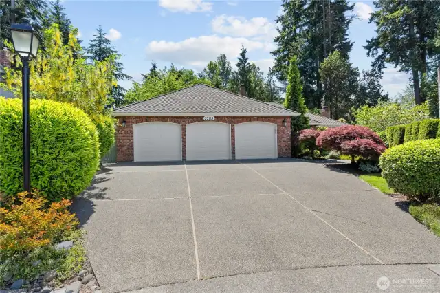 Tucked in the back of the cul de sac, this 3 car garage welcomes you to the loveliest one level in the area!