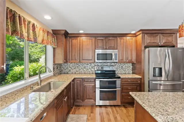 Tons of counter space and a wonderful design
