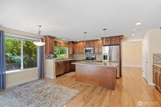 Plenty of space for casual morning coffee!