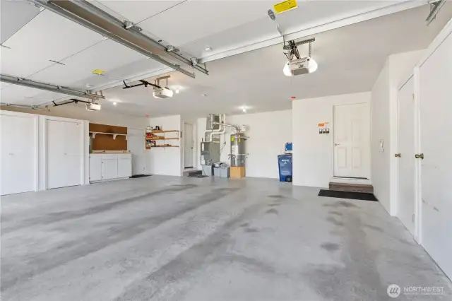 You just have to see the extra deep garage with all the built in storage!  Tucked in the corner is your BONUS ROOM that is heated from the house!