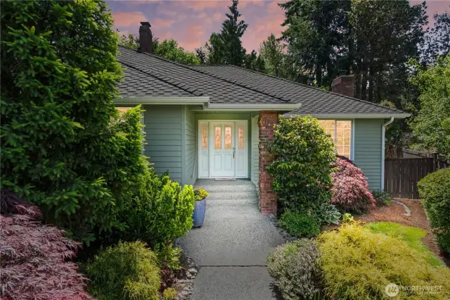 What a welcoming entrance!