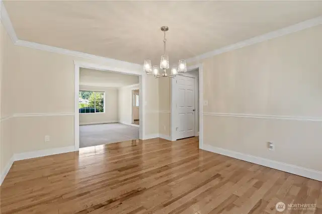 Each room has its separate feel!