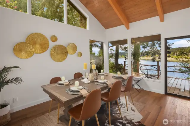 Dining Room - Water Views and Extra Sunlight!