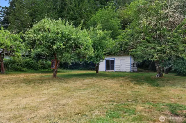 Outbuilding with power