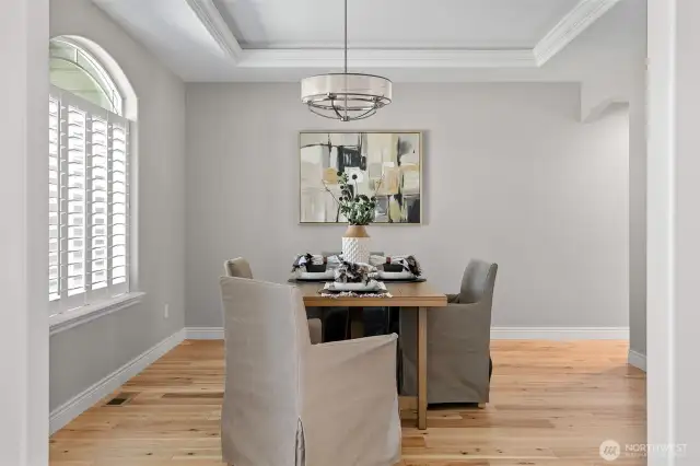 Add a formal dining space and you have a dining experience for any occasion.