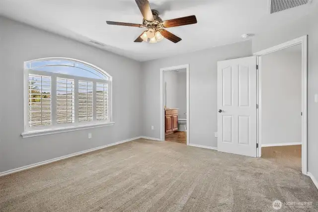 Central AC and ceiling fans guarantee ultimate comfort during those hot summer days and nights.