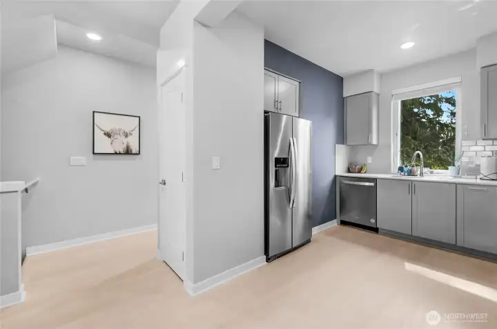 Open floor plan with seamless flow.