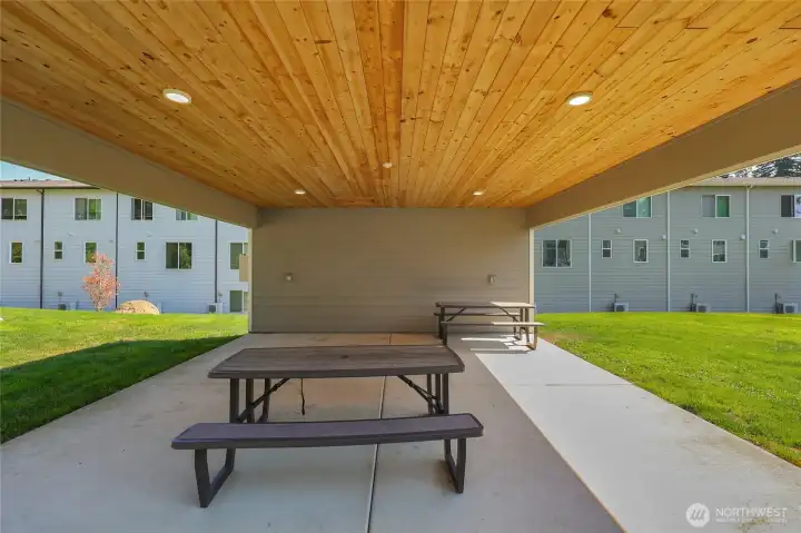 Picnic areas & walking trails right outside your door