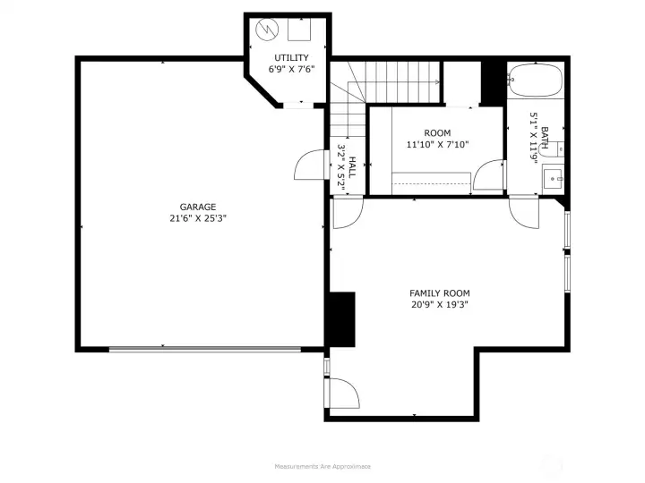Lower floor plan